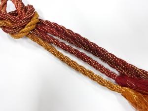 正絹　手組帯締め